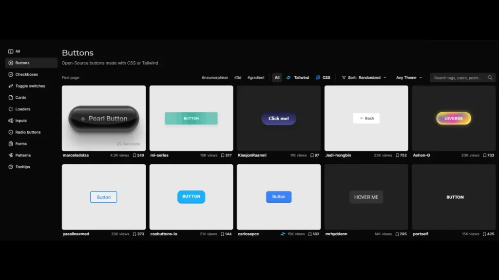 button css generator