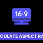 calculate aspect ratio