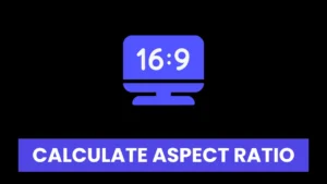 calculate aspect ratio