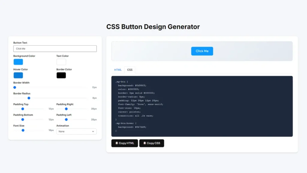 CSS Button Generators