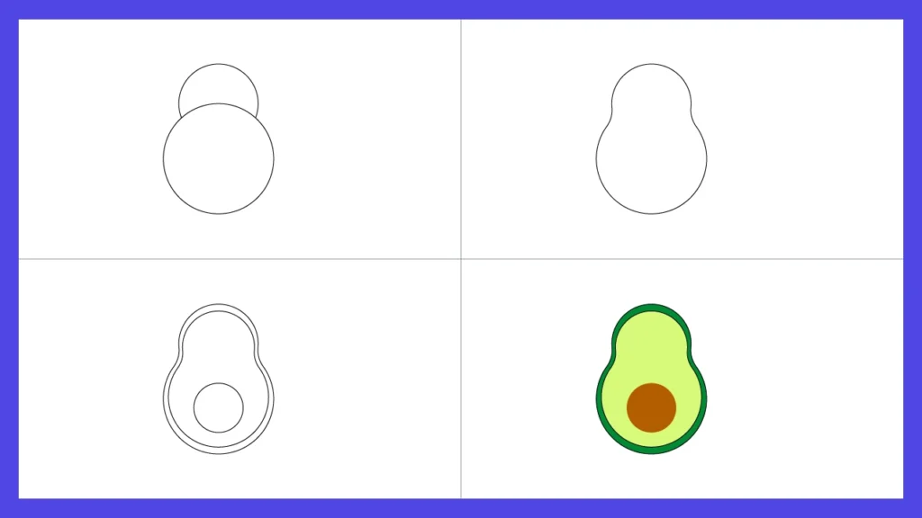 Create Flat Avocado in Illustrator