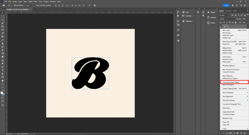 Spray Text Effect in Photoshop