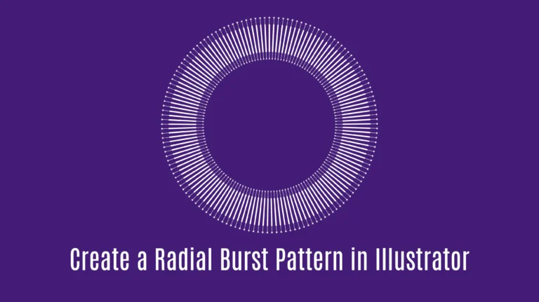 Radial Burst Pattern in Illustrator