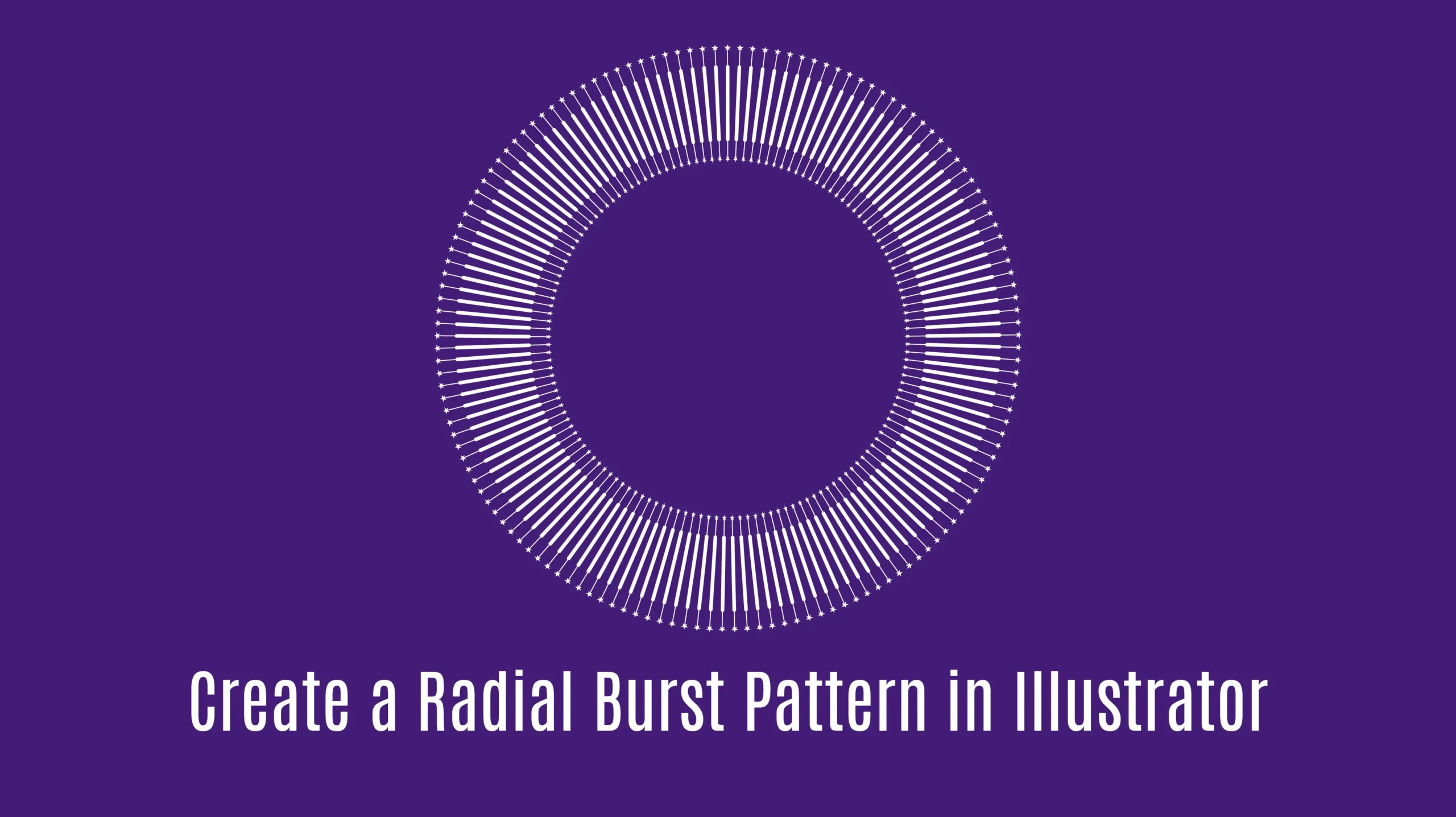 Radial Burst Pattern in Illustrator