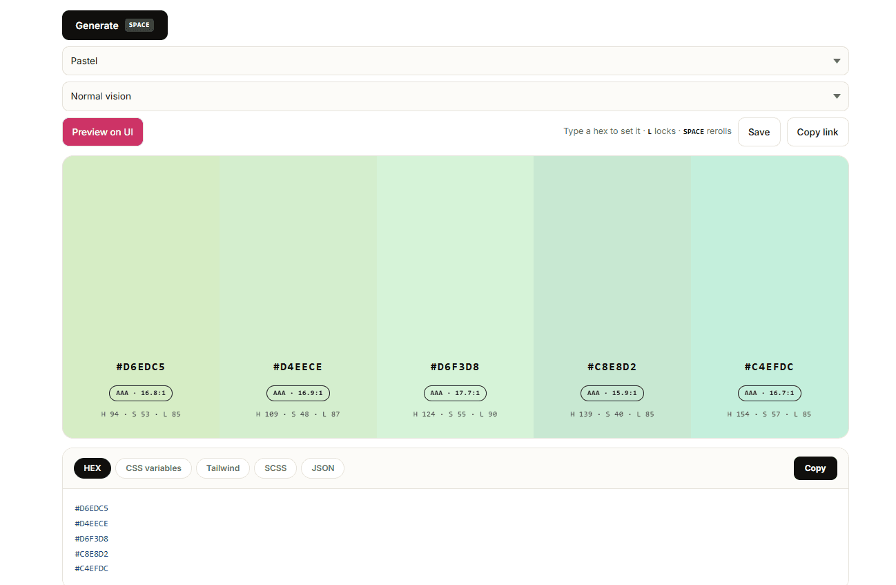 Color Palette Generator by Graphistichub — screenshot 1 of 1